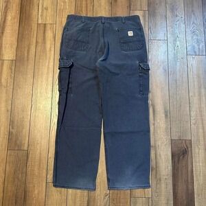 Carhartt Navy Baggy Cargo Pants Men's 40 x 32